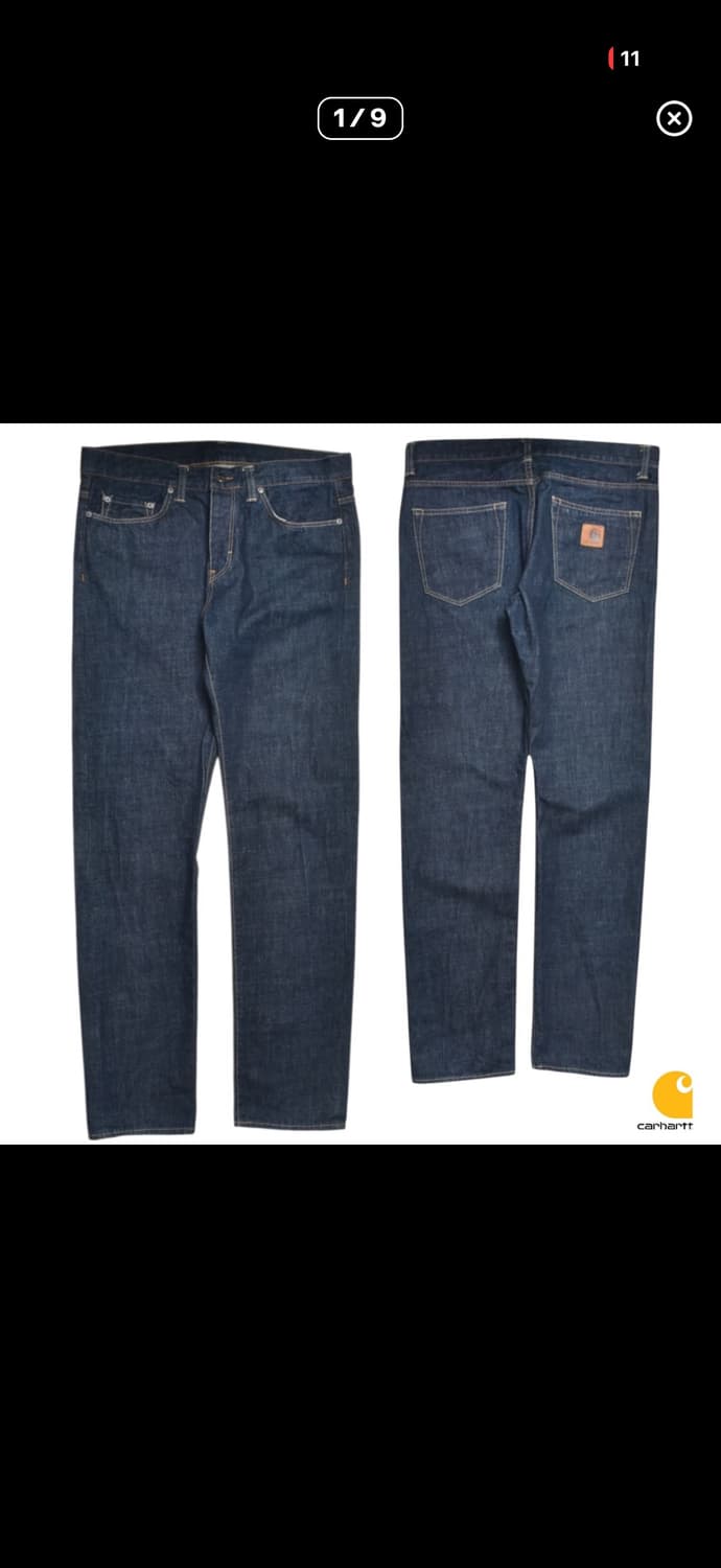 칼하트 생지 청바지 데님팬츠 32 상품이미지1