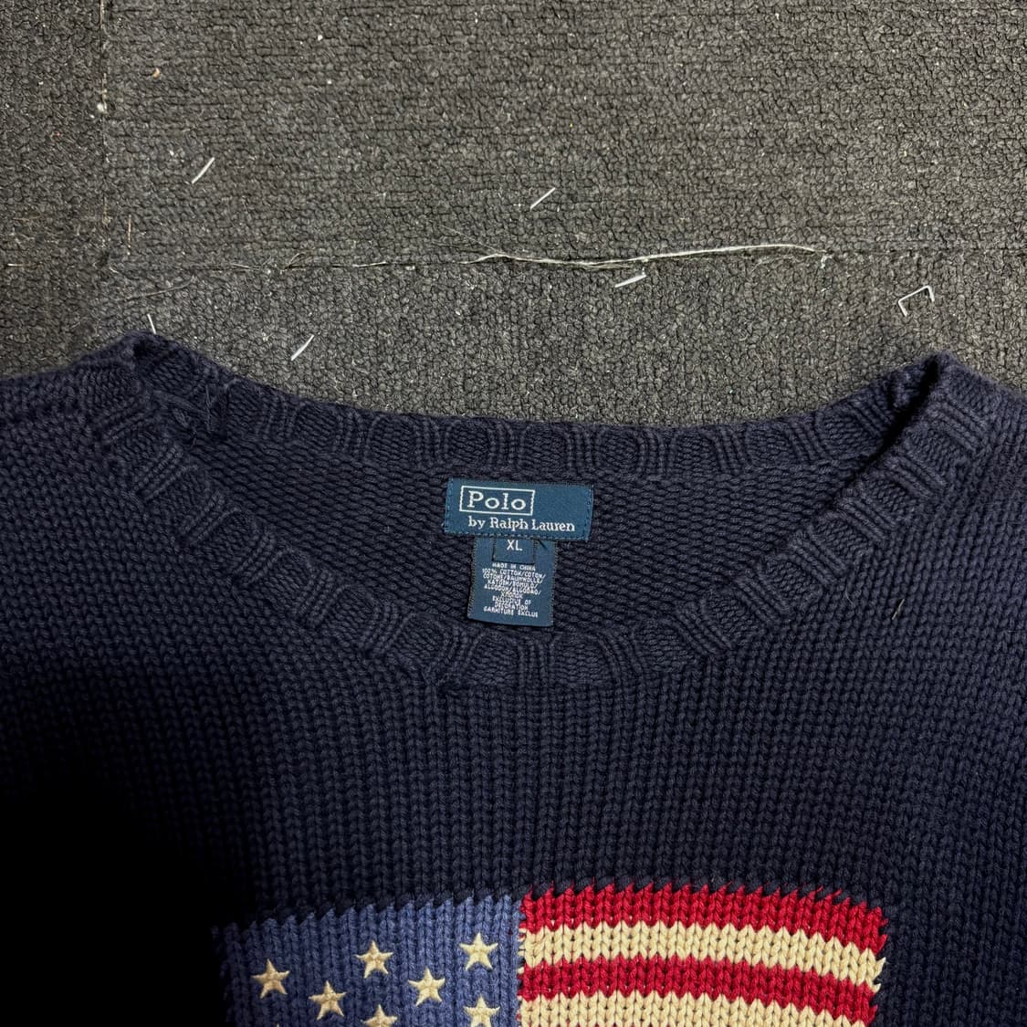 폴로 랄프로렌 성조기 니트 여성용 니트 XL 상품이미지5