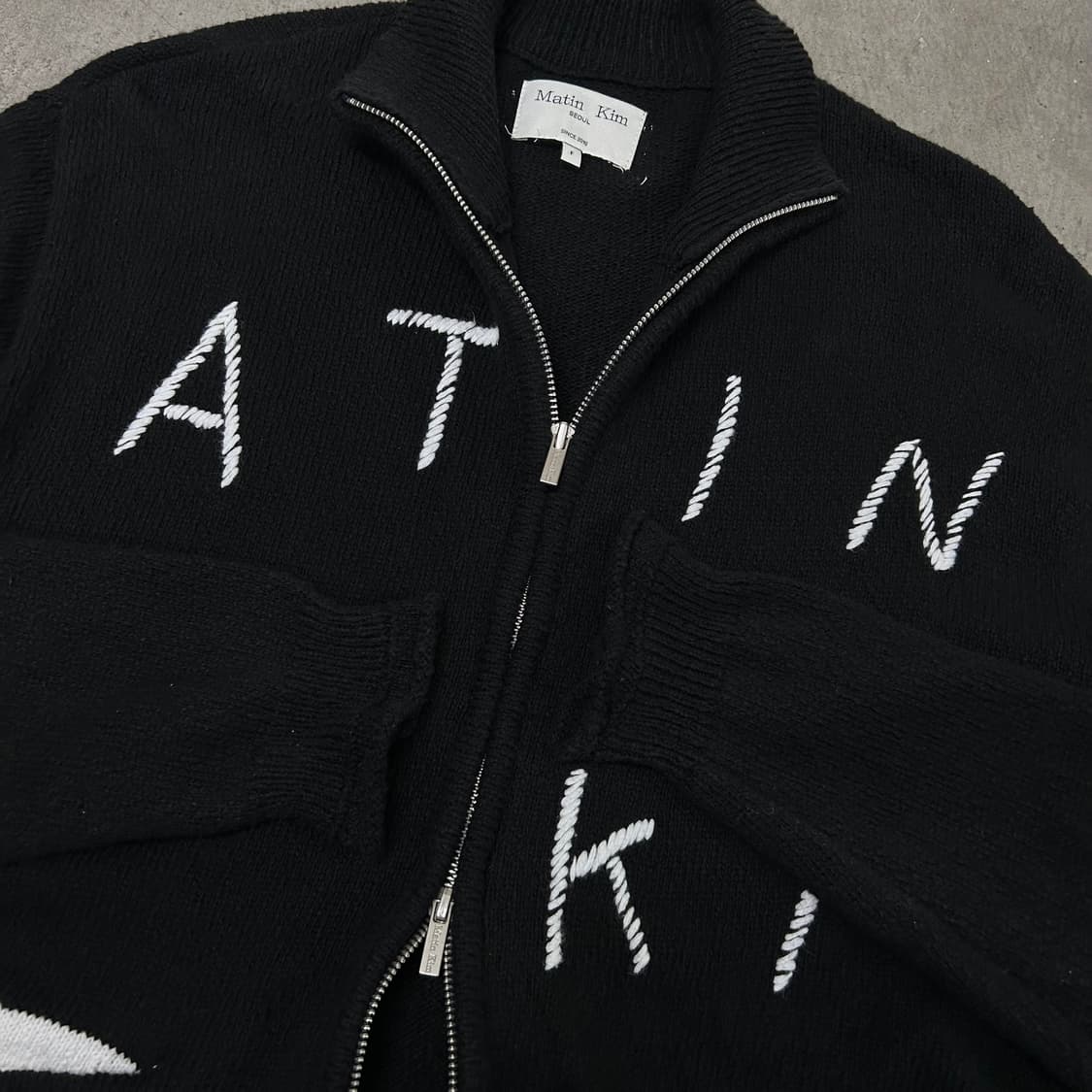 마뗑킴 투웨이 니트집업[1472] 상품이미지4