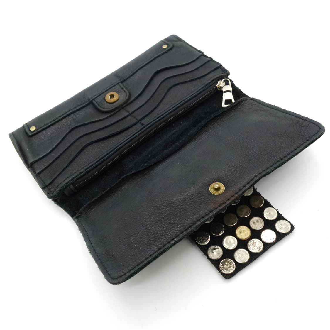 TRES 트레스 바이커 스터드 레더 월렛 펄스백 상품이미지9