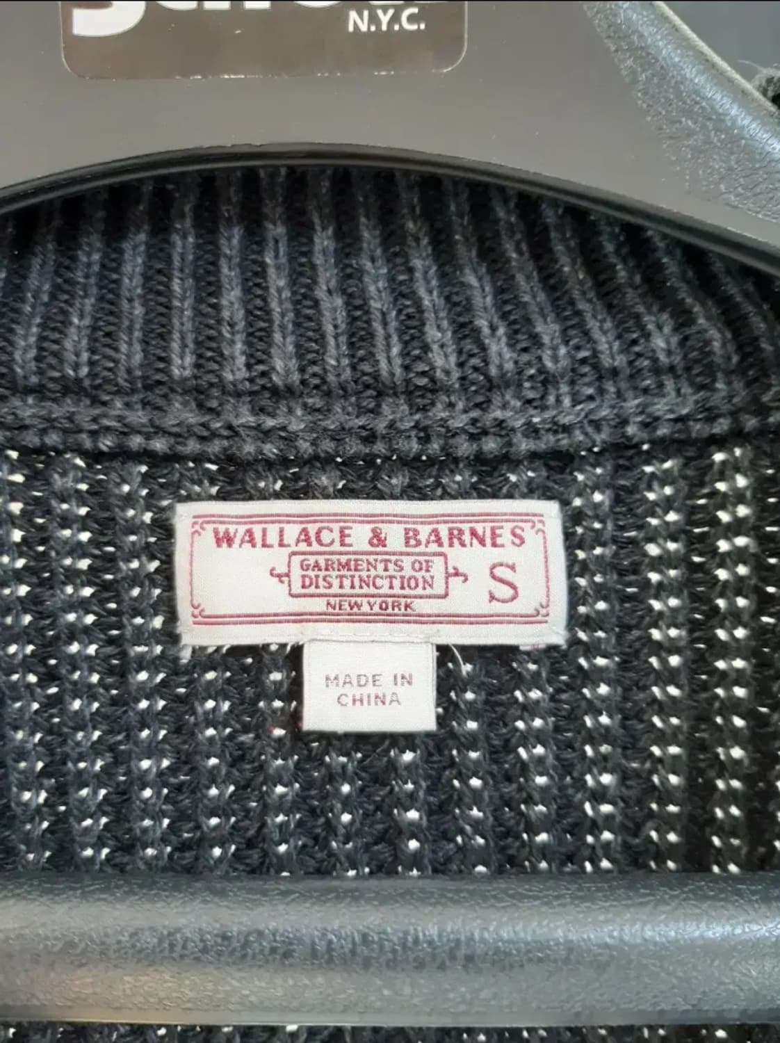 제이크루 wallace barnes 코튼 집업 니트 상품이미지4