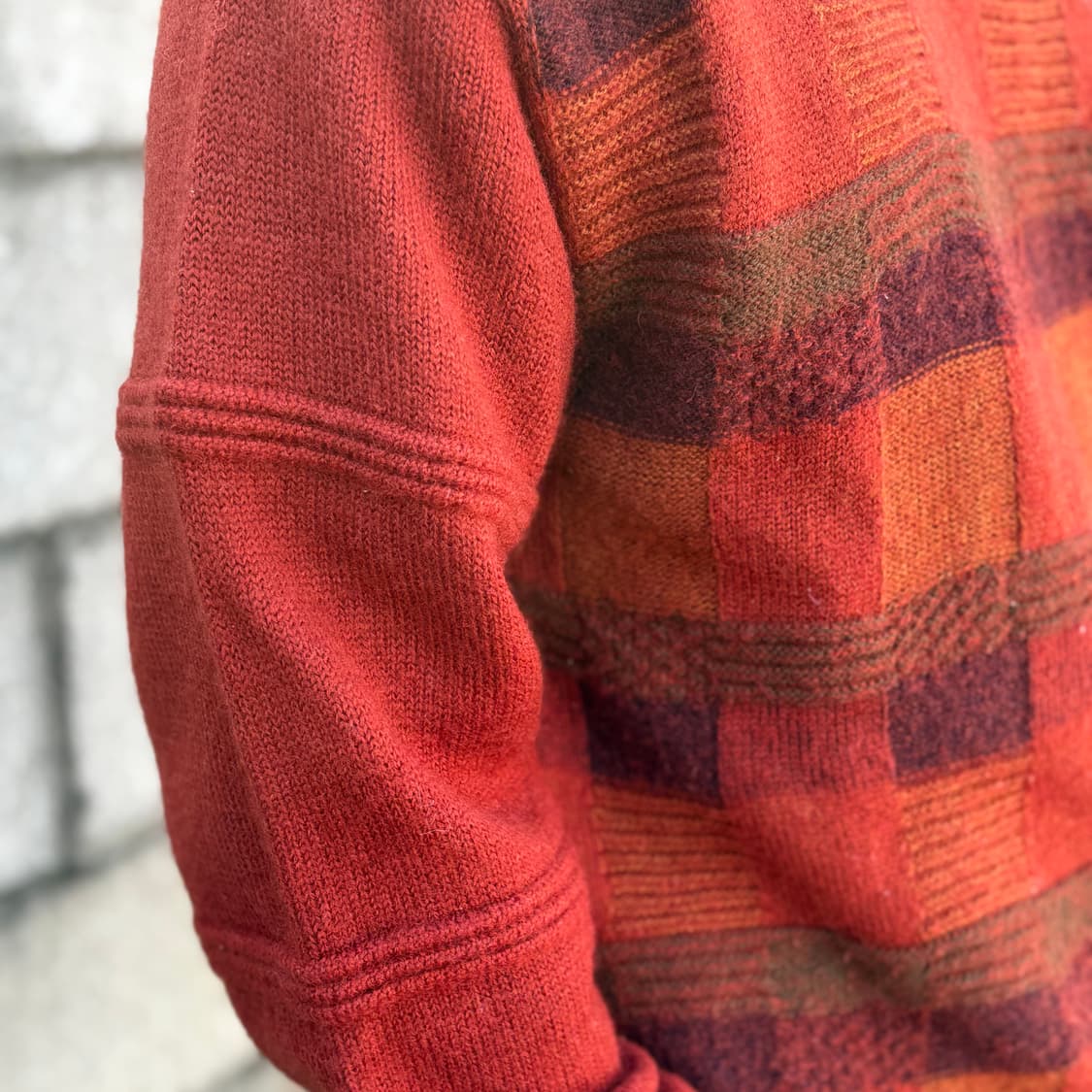 비에스테니 VIESTENI 패턴 니트 풀오버 상품이미지2