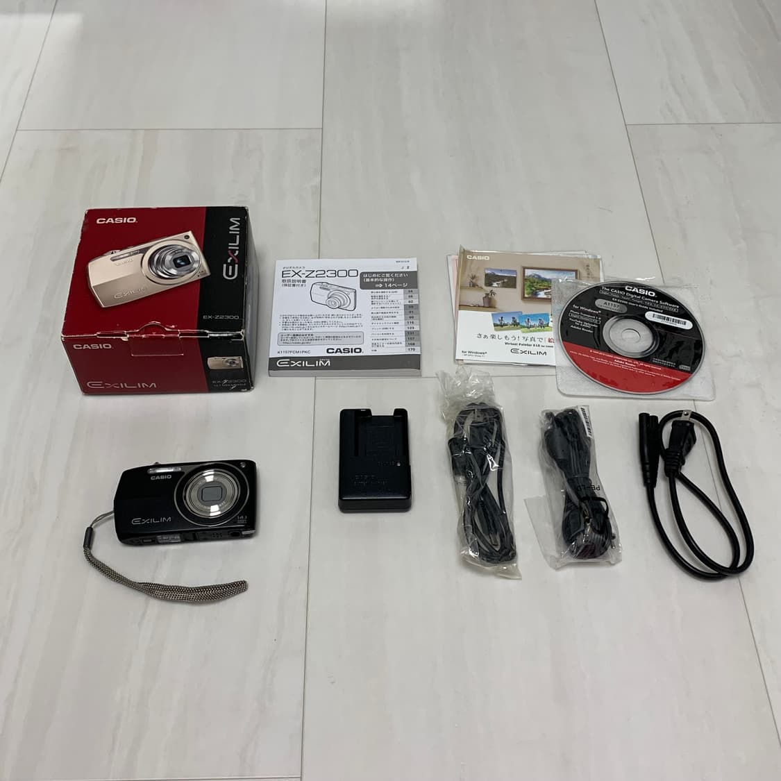 [풀박 민트급] casio ex-z2300 아일릿 모카 디카 카메라 상품이미지1