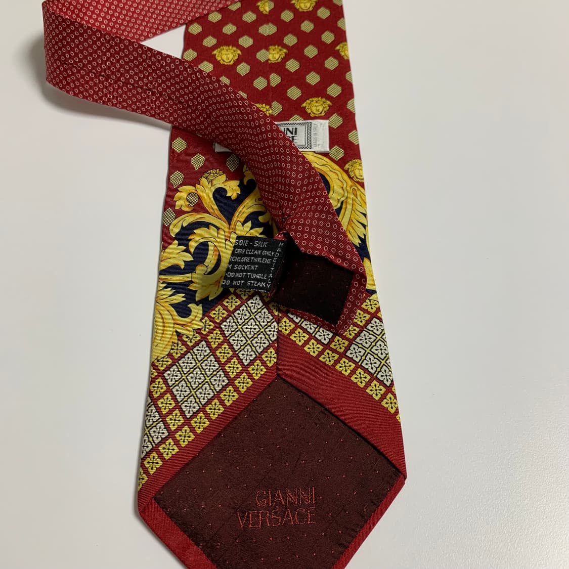 베르사체(VERSACE) 명품 결혼식 정장넥타이 100실크 모노그램 상품이미지7