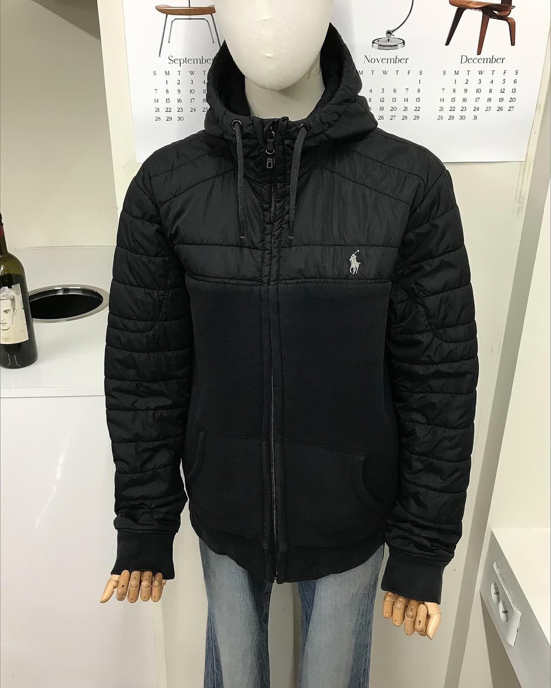 폴로 후드 패딩 자켓 상품이미지7