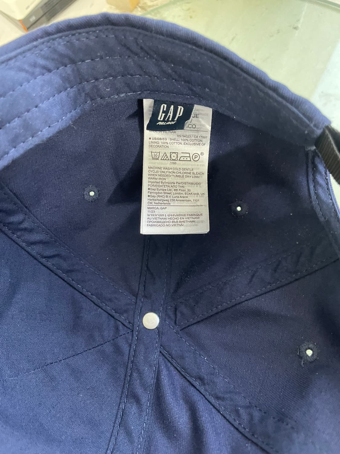 팔라스 x 갭 플래그 6패널 캡 상품이미지3