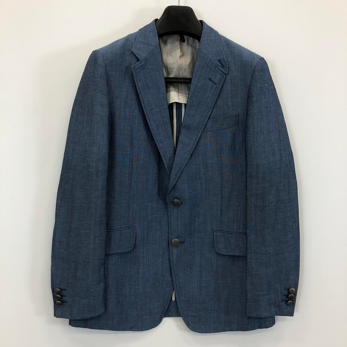 커스텀멜로우 린넨혼방 샴브레이자켓 100 상품이미지1