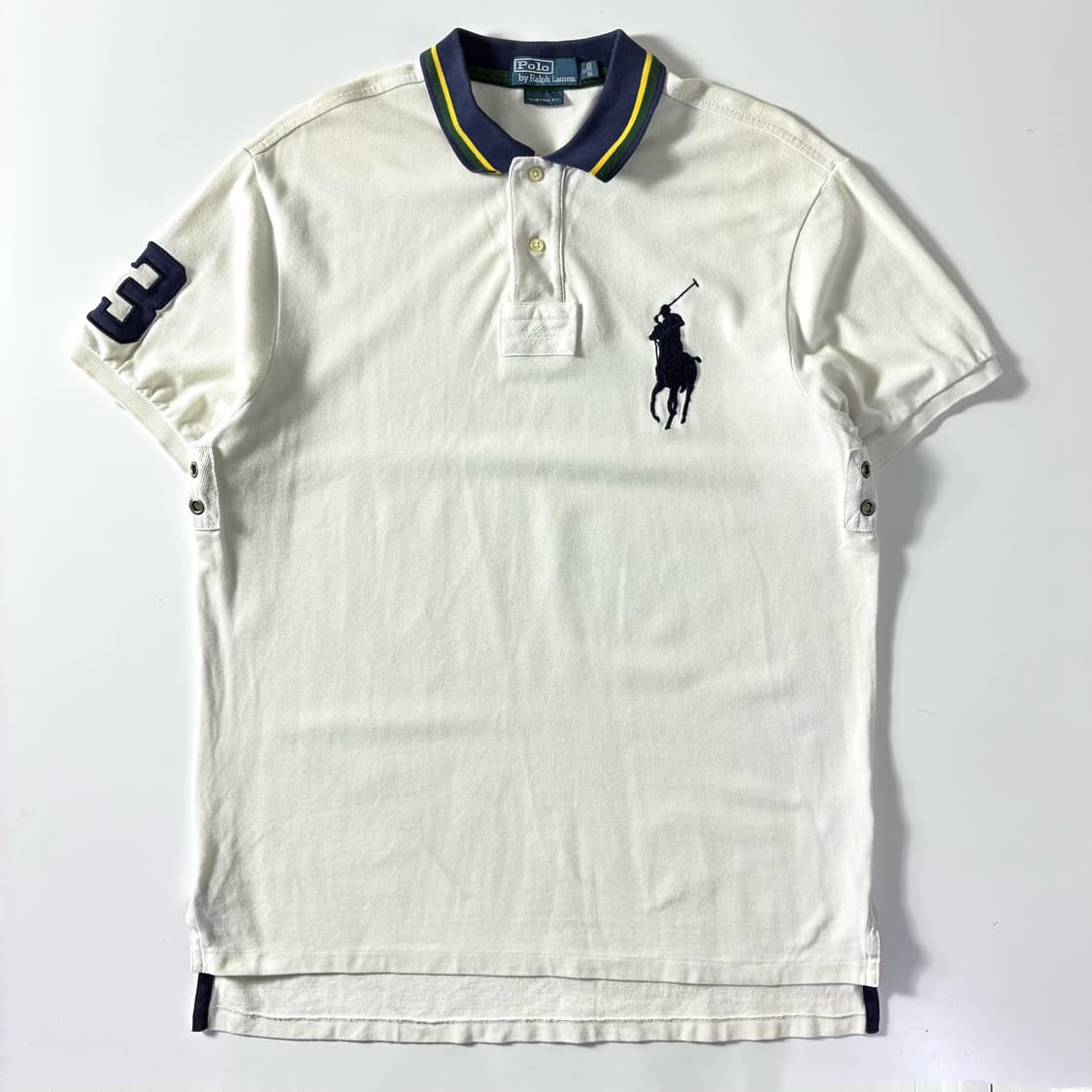 Polo  폴로 랄프로렌 빅포니 화이트 반팔 카라 티셔츠  상품이미지1