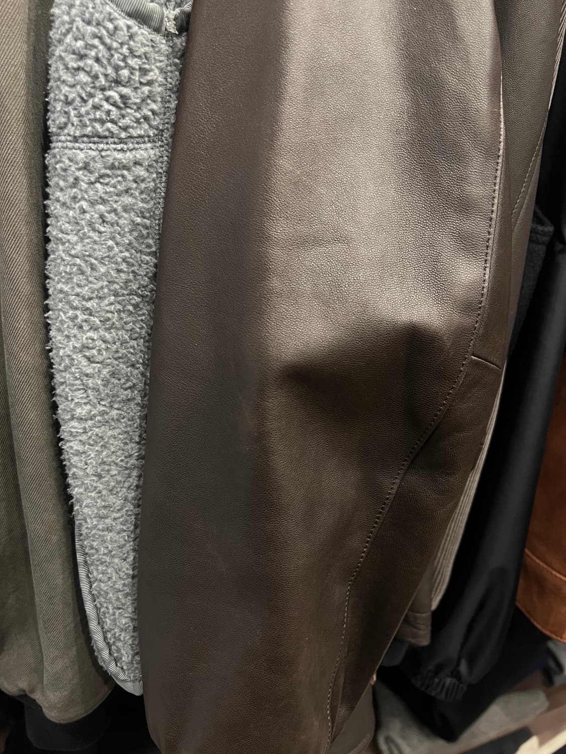 Loeff / A-2 레더자켓 다크브라운 / M 상품이미지10