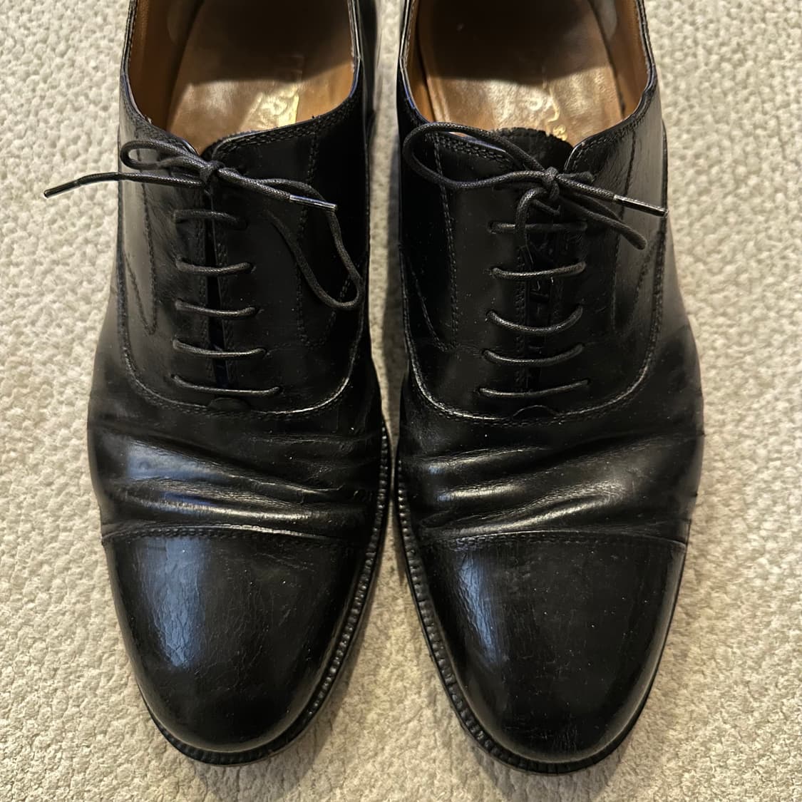 Ferragamo(페라가모) 빈티지 스트레이트 팁 더비 상품이미지4