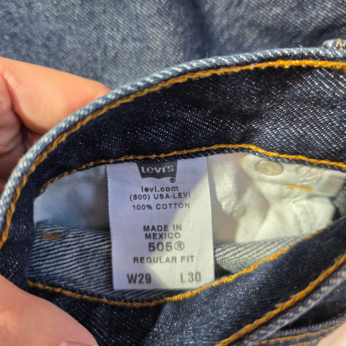 [W29L30]00s 리바이스 LEVIS 505 레귤러핏 데님팬츠 상품이미지4