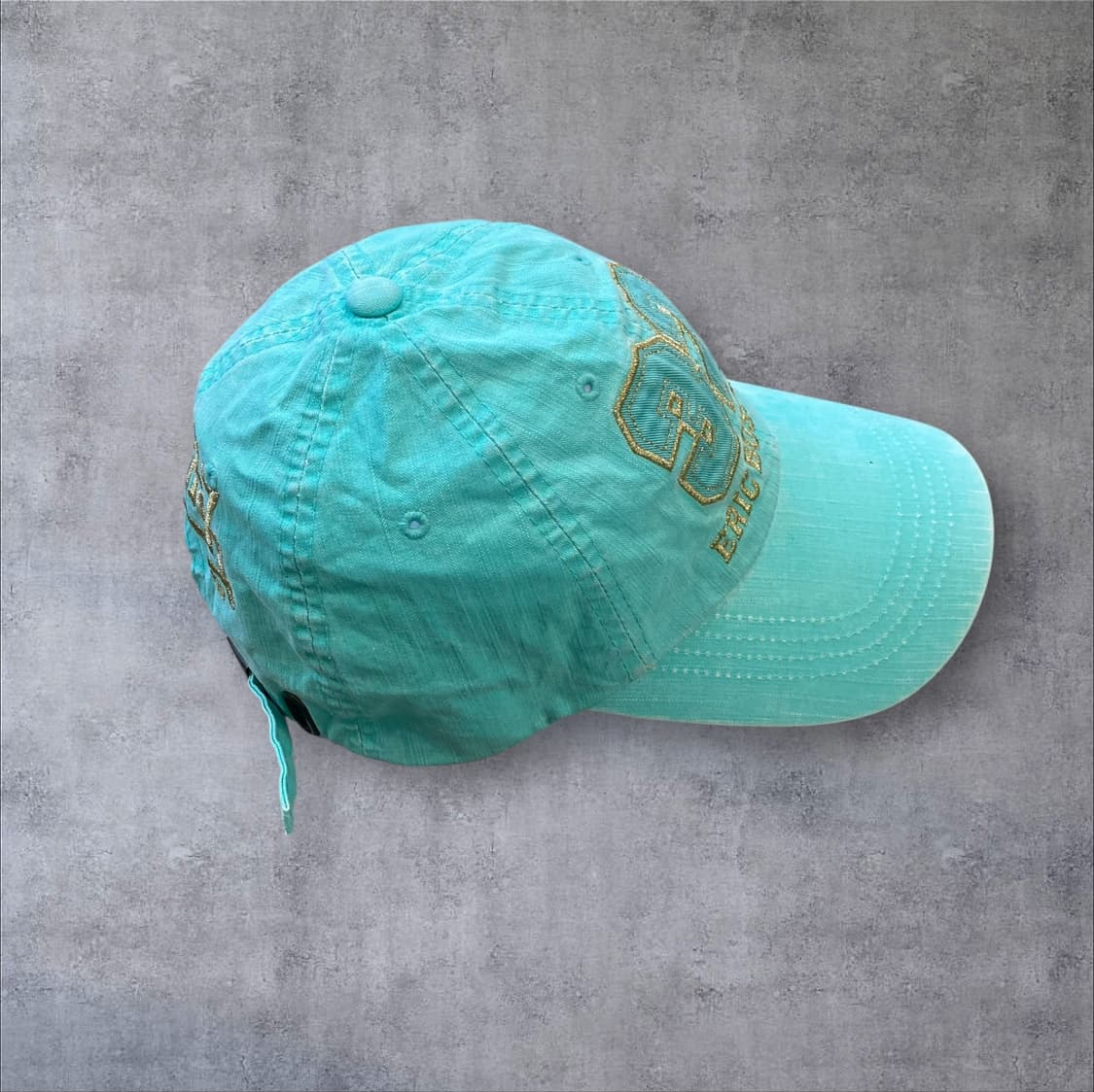 본더치 민트 컬러 y2k 로고 볼캡 상품이미지4