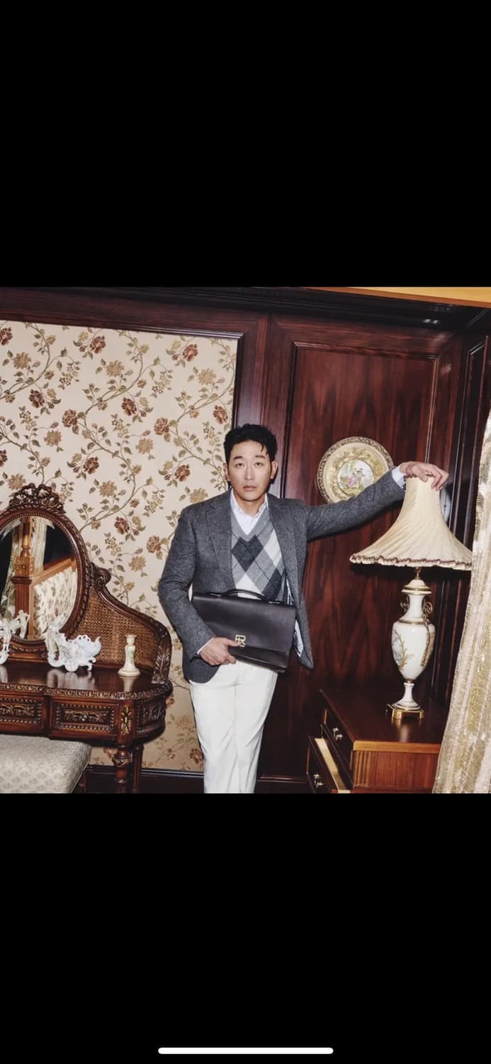 랄프로렌 퍼플라벨 하들리 울자켓 그레이 새제품 로로피아나 쿠치넬리 상품이미지1