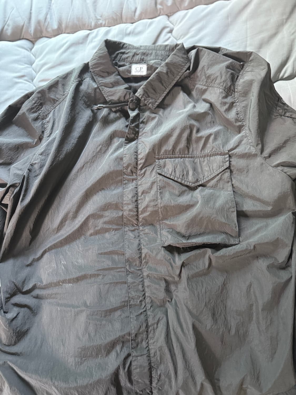 CP Company Chrome-R 풀집업 오버셔츠 블랙 XXL 상품이미지1