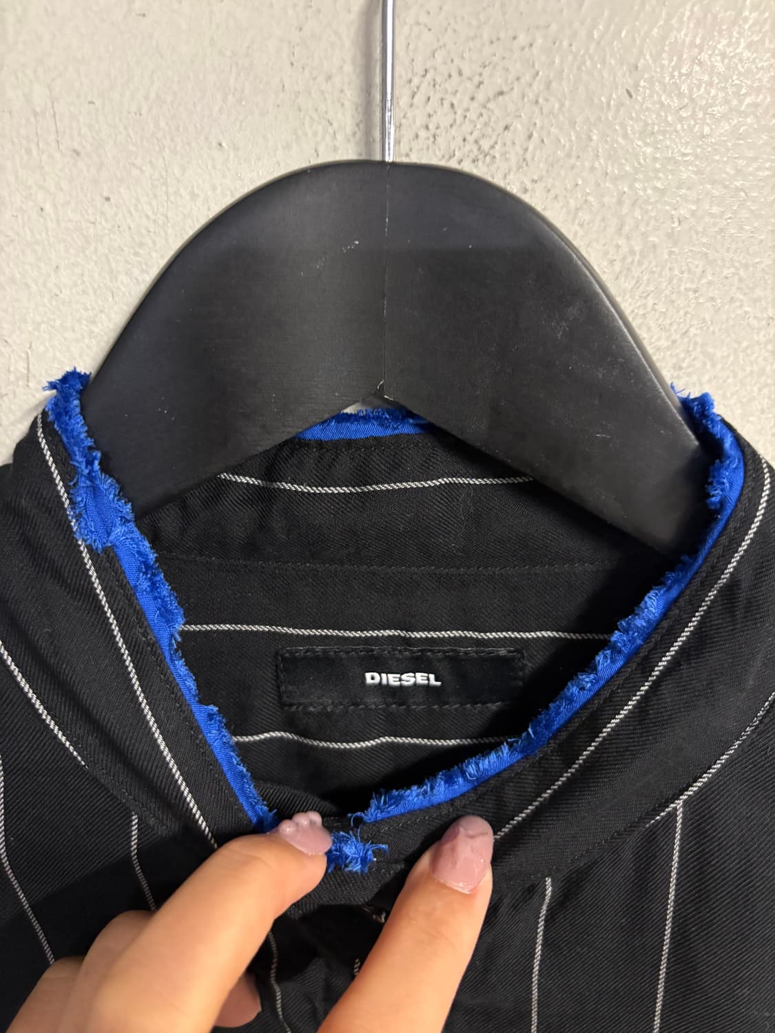 DIESEL deconstructed pinstripe shirt  상품이미지8