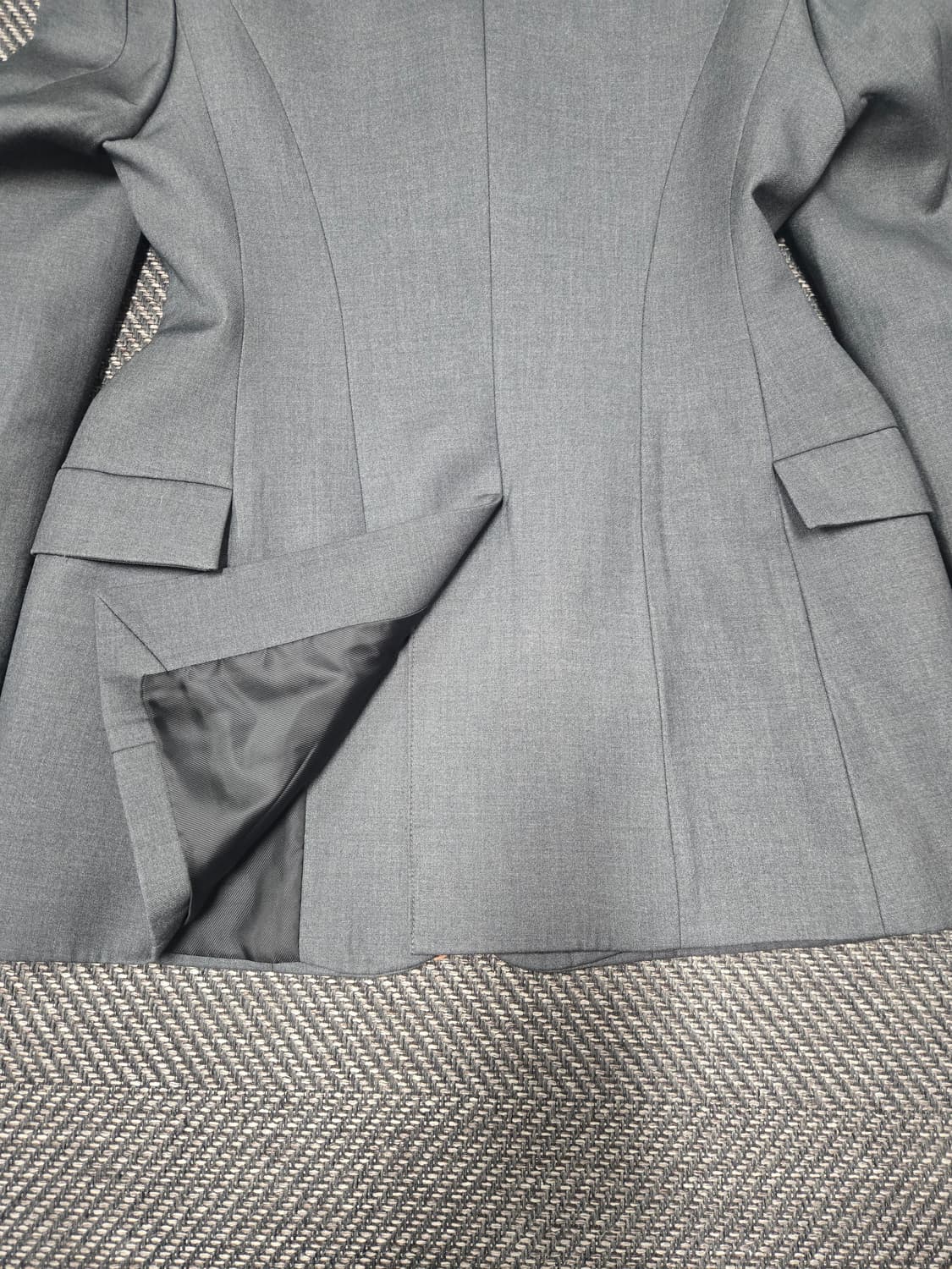 Either 이더 자켓 고퀄리티 이태리 울실크 테일러드 카라 슬림핏 자켓 상품이미지5