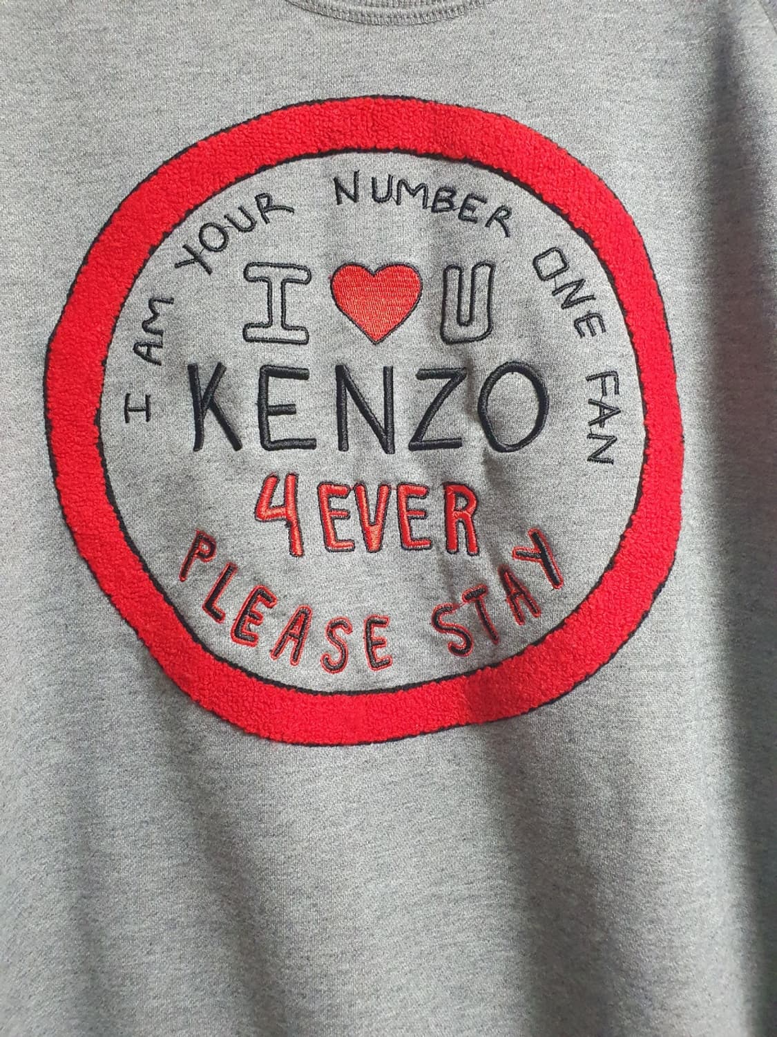 겐조 Kenzo 4Ever 패치 로고 맨투맨 그레이 105 추천 상품이미지5