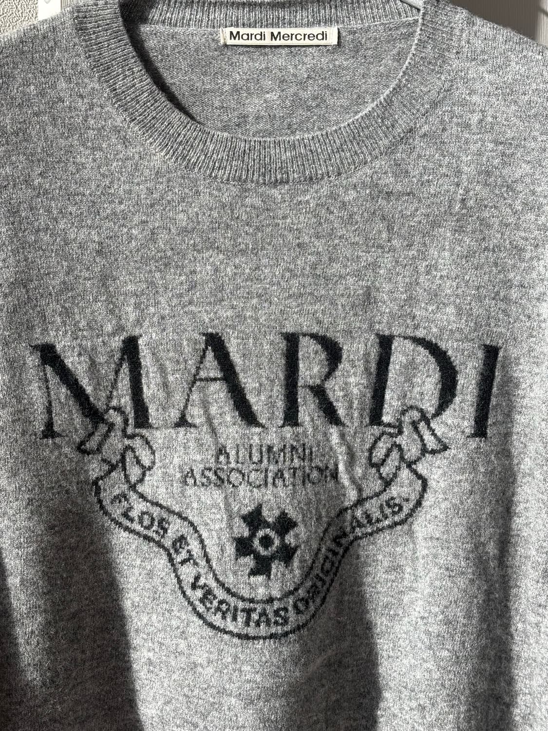 Cashmere Crew Neck Alumni Classique  상품이미지1