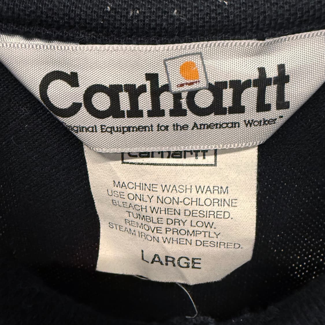 칼하트 WIP 스몰로고 PK 블랙 옐로 반팔 카라티 N851   상품이미지5