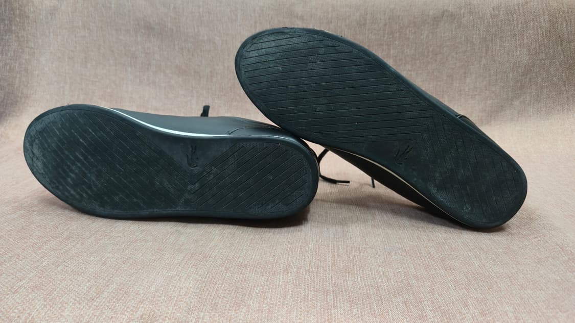 라코스테 265mm-  레이 레이스스니커즈 블랙레더 상품이미지6