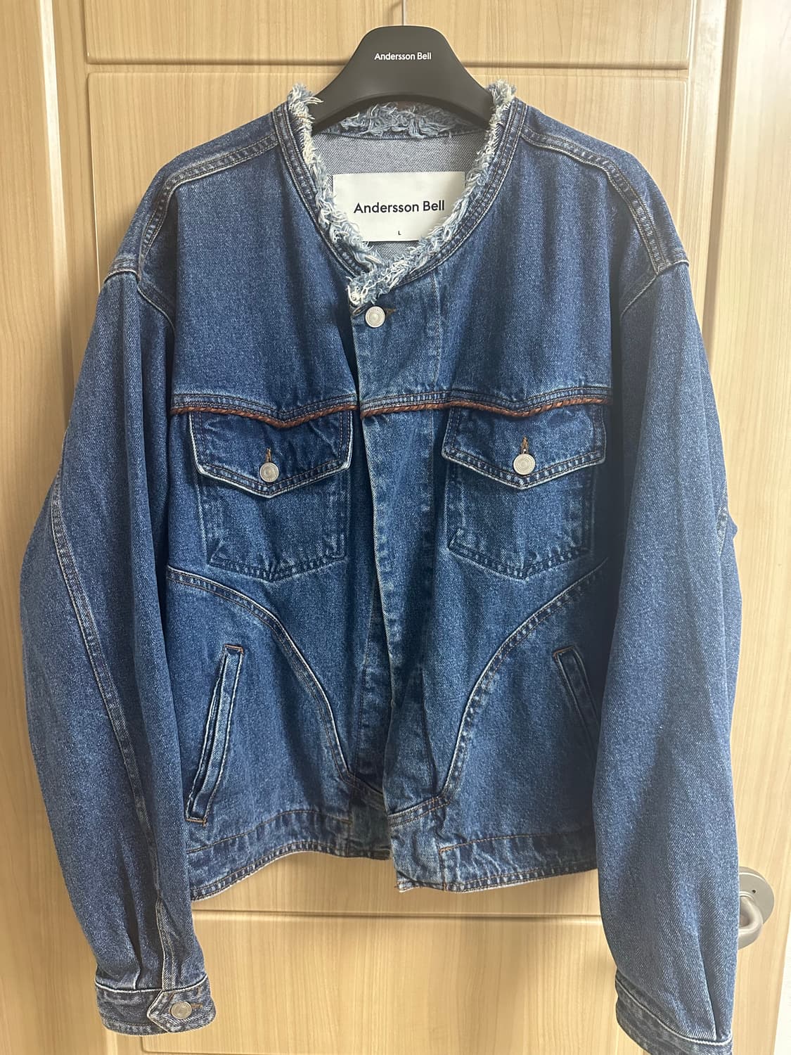급처 ADSB 앤더슨벨 레셔 웨스턴 데님 자켓 상품이미지1