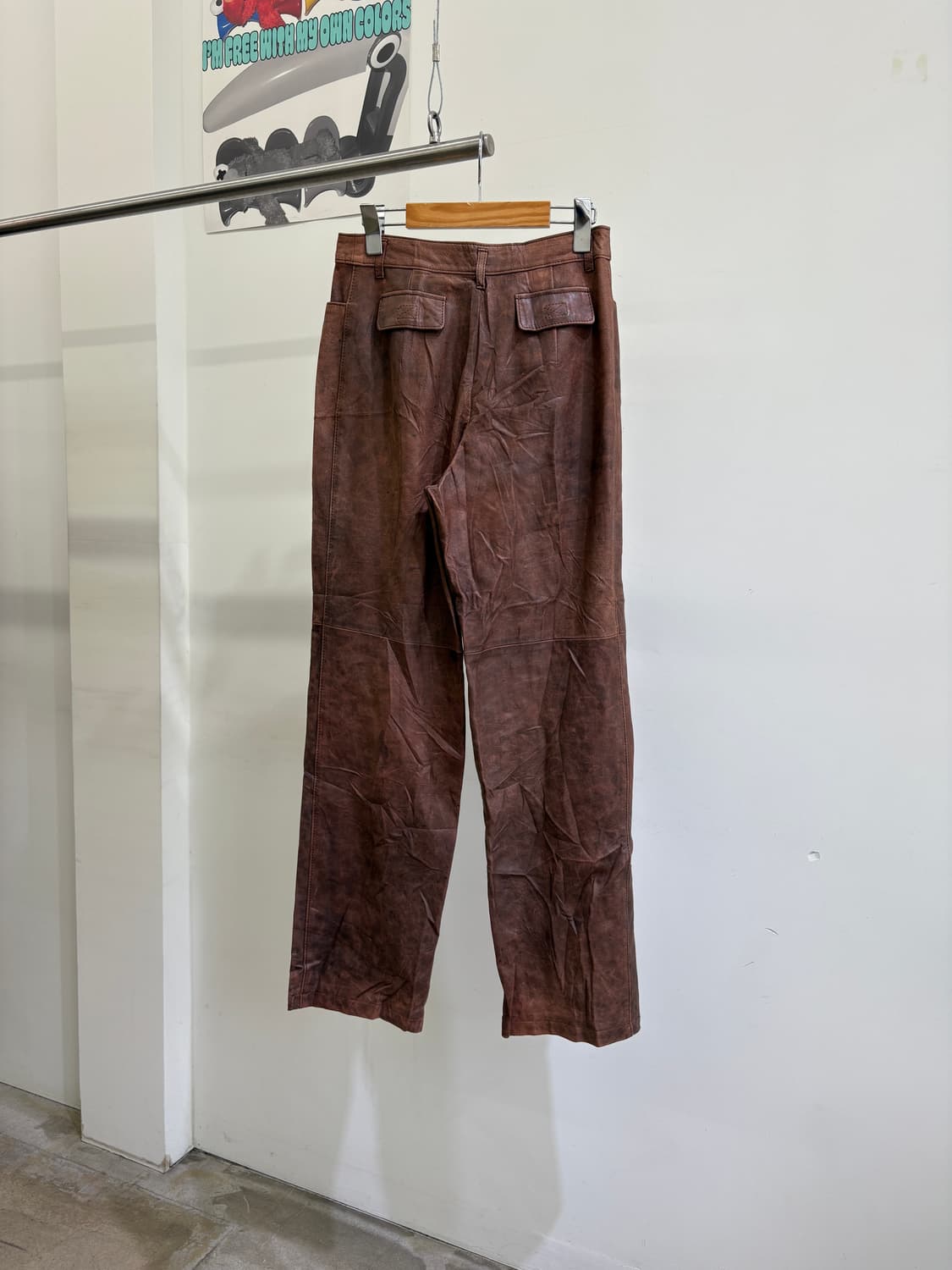 VILLE D'AZUR (Made in Japan) 레더팬츠 상품이미지5