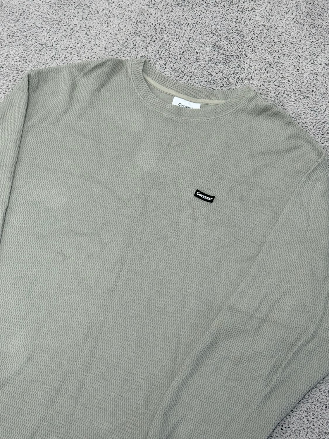 (M) 커버낫 와플 맨투맨 상품이미지2