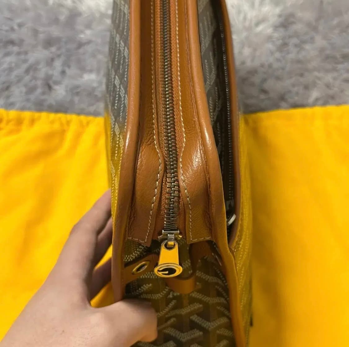 [GM] 고야드 마카쥬 쥬방스 클러치 블랙탄 상품이미지9