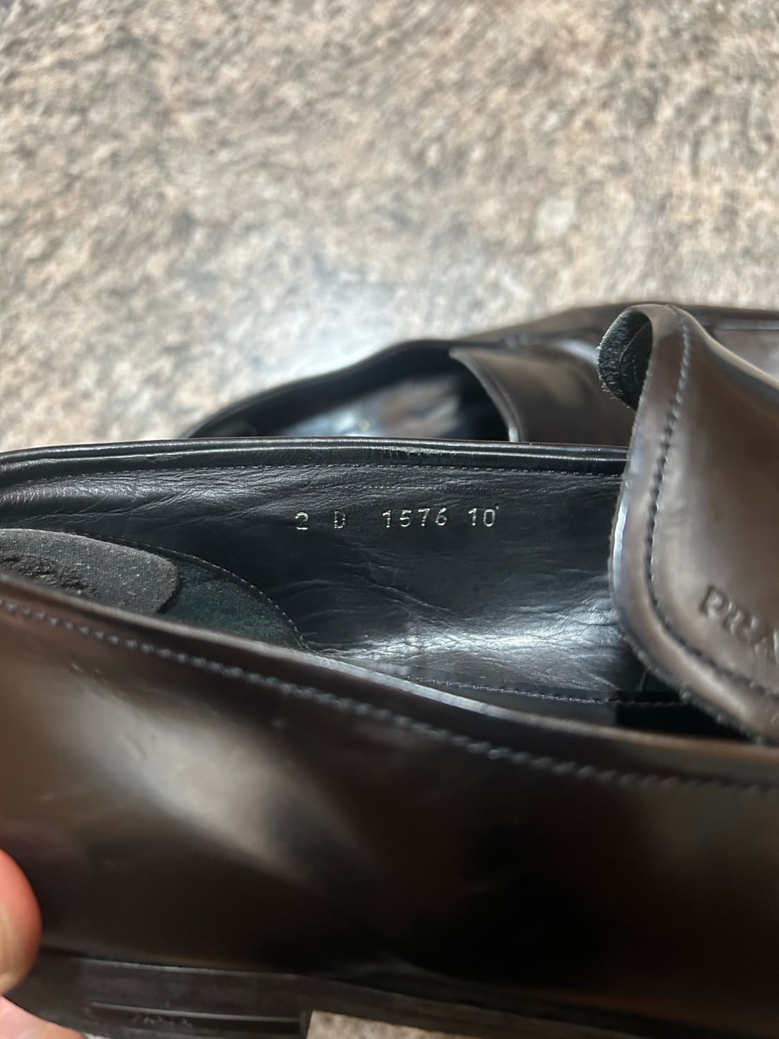 프라다 클래식 드레스 로퍼 uk10 상품이미지3