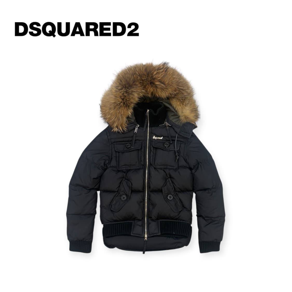 디스퀘어드 라쿤퍼 패딩 상품이미지1