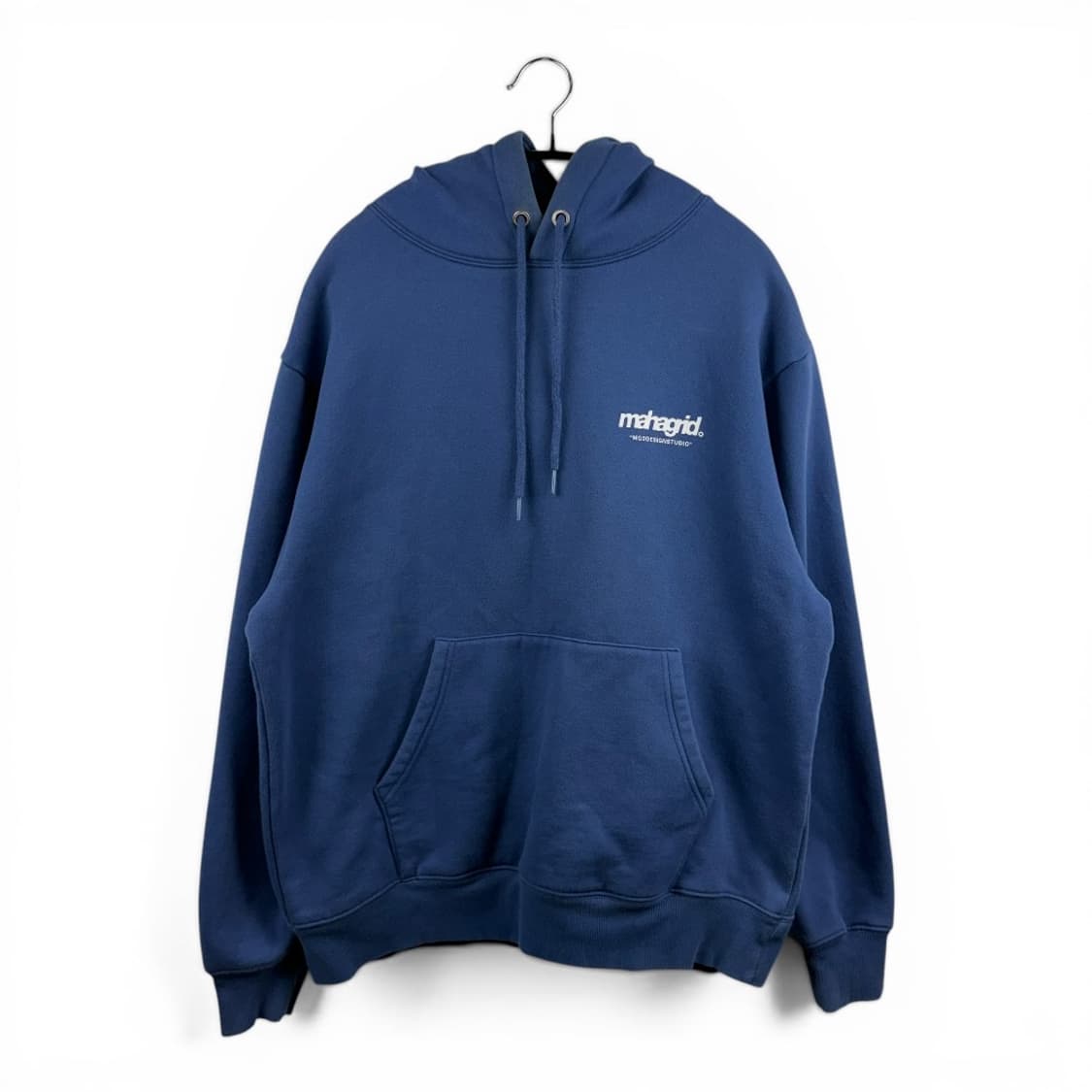 (M) 마하그리드 로고 후드 티 블루 상품이미지1
