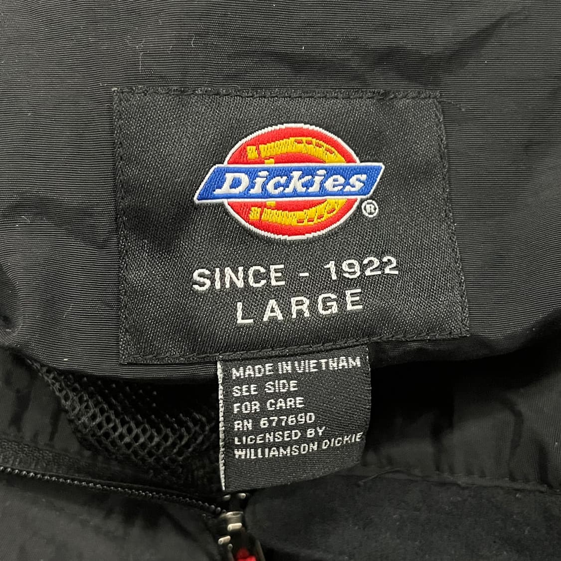 [정품/L] 디키즈 블랙 후드 바람막이 자켓 b16 상품이미지5