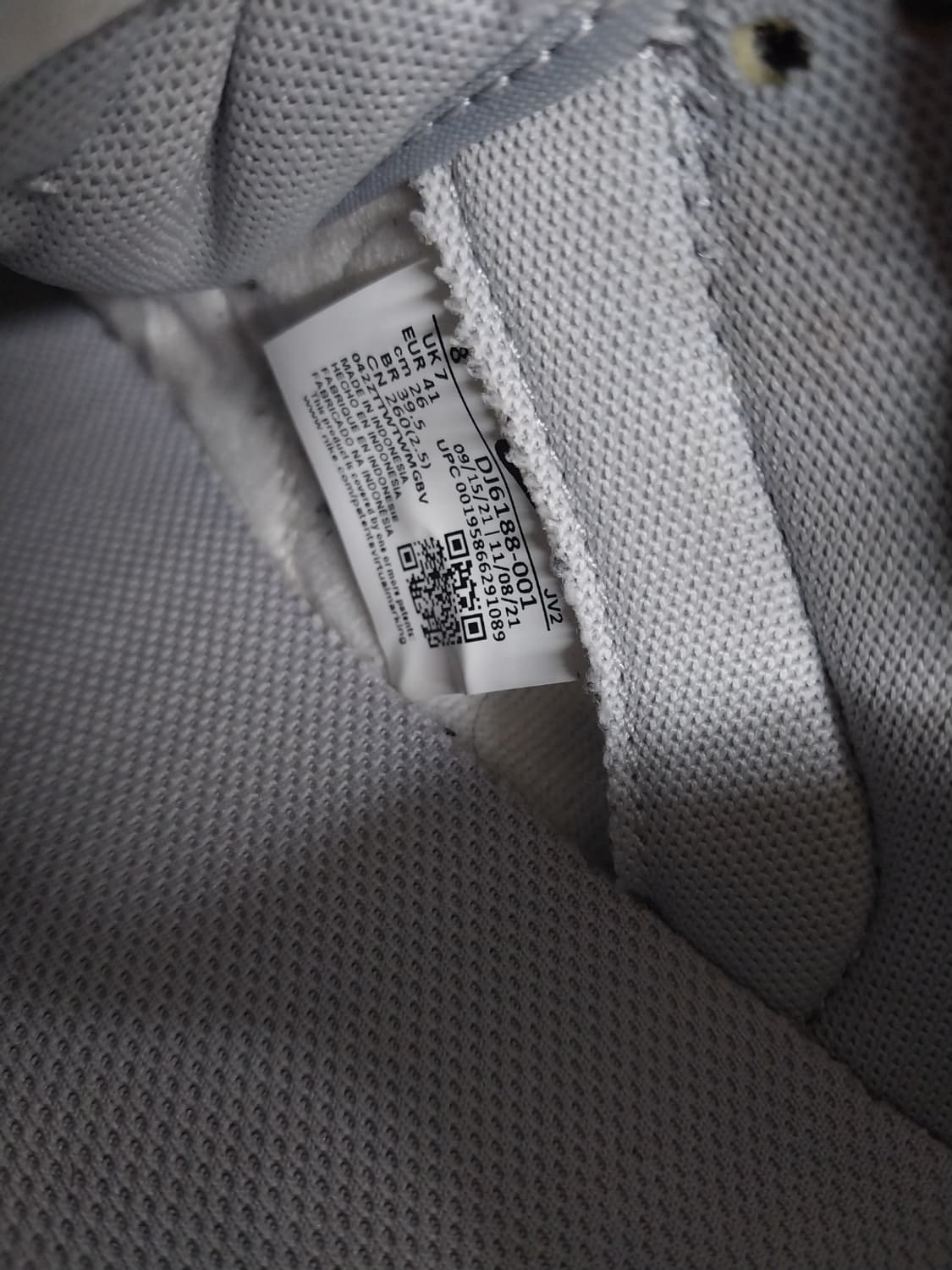 남성 나이키 덩크 로우 레트로 울프그레이 운동화 (260) 상품이미지9