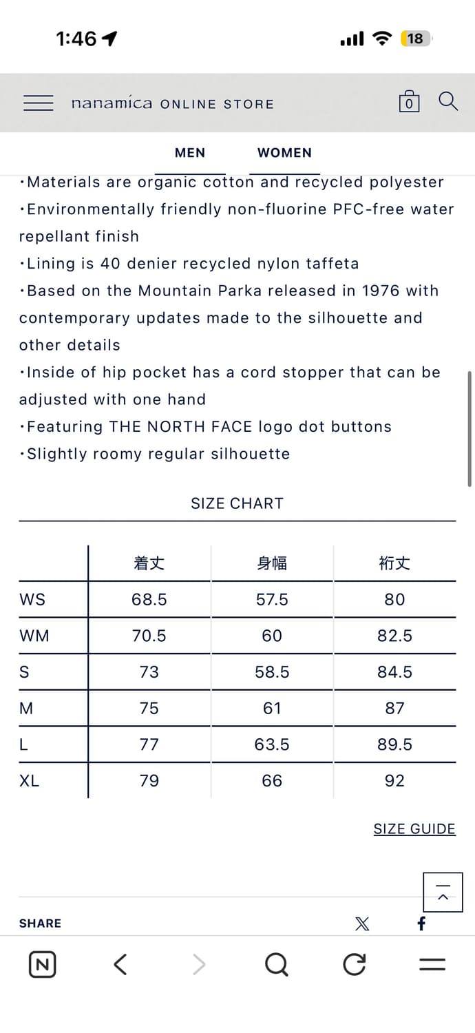 노스페이스 퍼플라벨 65/35 마운틴파카 WM 상품이미지3