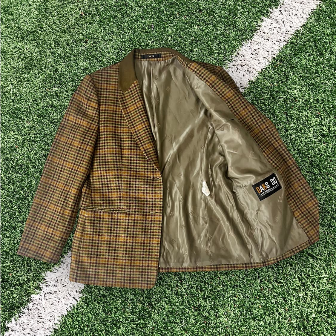 닥스 여성 캐시미어 체크자켓 상품이미지3