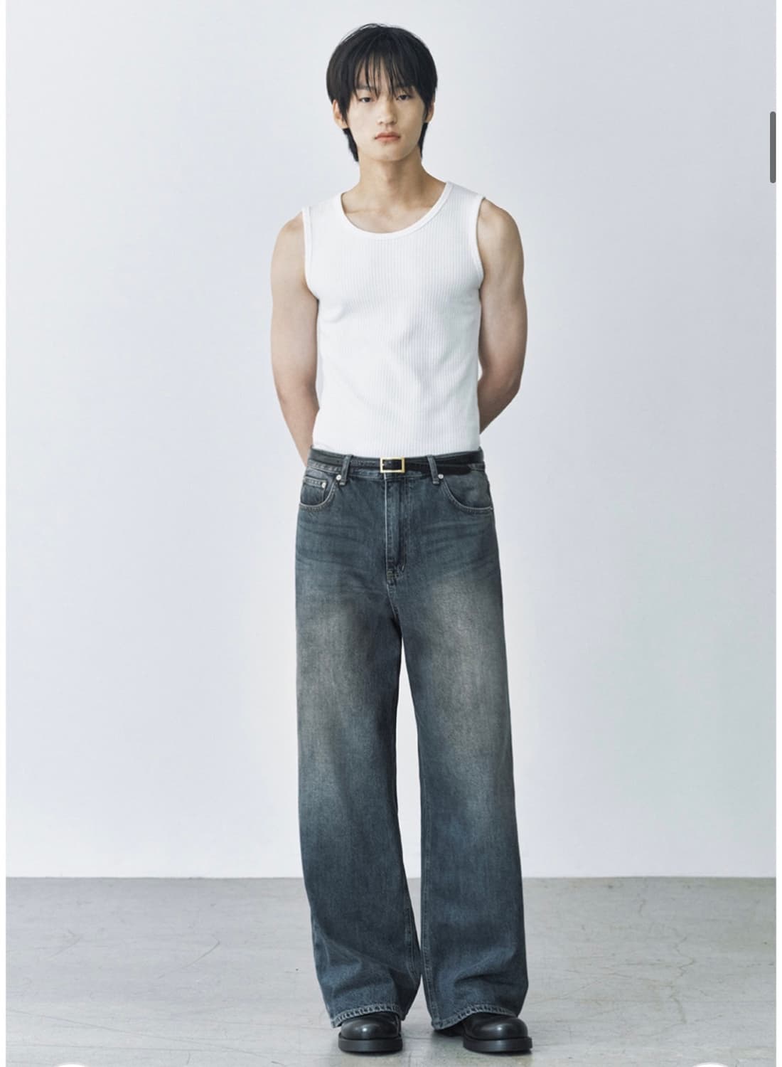 브랜디드 1770 에센셜 와이드 스트레이트 팬츠 상품이미지3