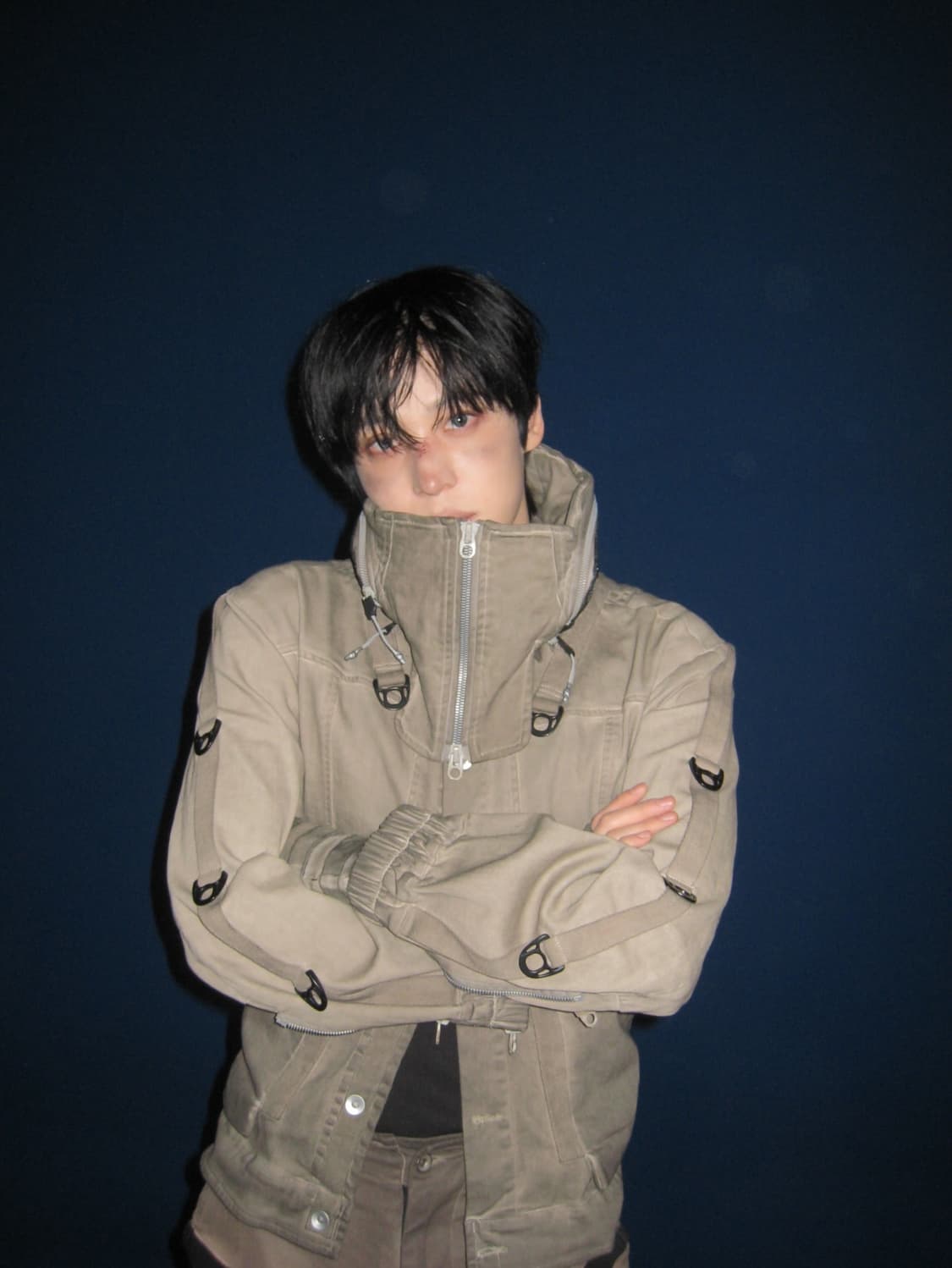 25fw DENIM MOTORCYCLE UTILITY JACKET 상품이미지5