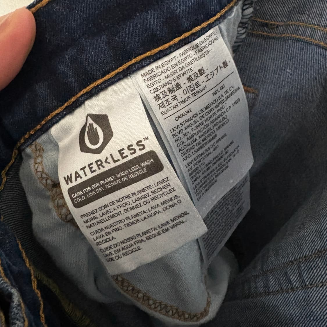 리바이스 505 레귤러 스트레이트 데님팬츠 / W33, L34 상품이미지8