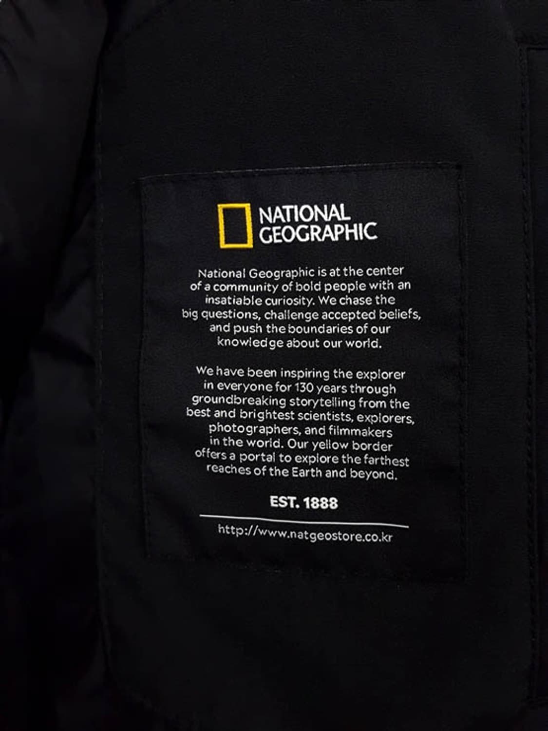 내셔널지오그래픽 남성 타루가  구스다운 숏패딩 블랙 M  상품이미지7
