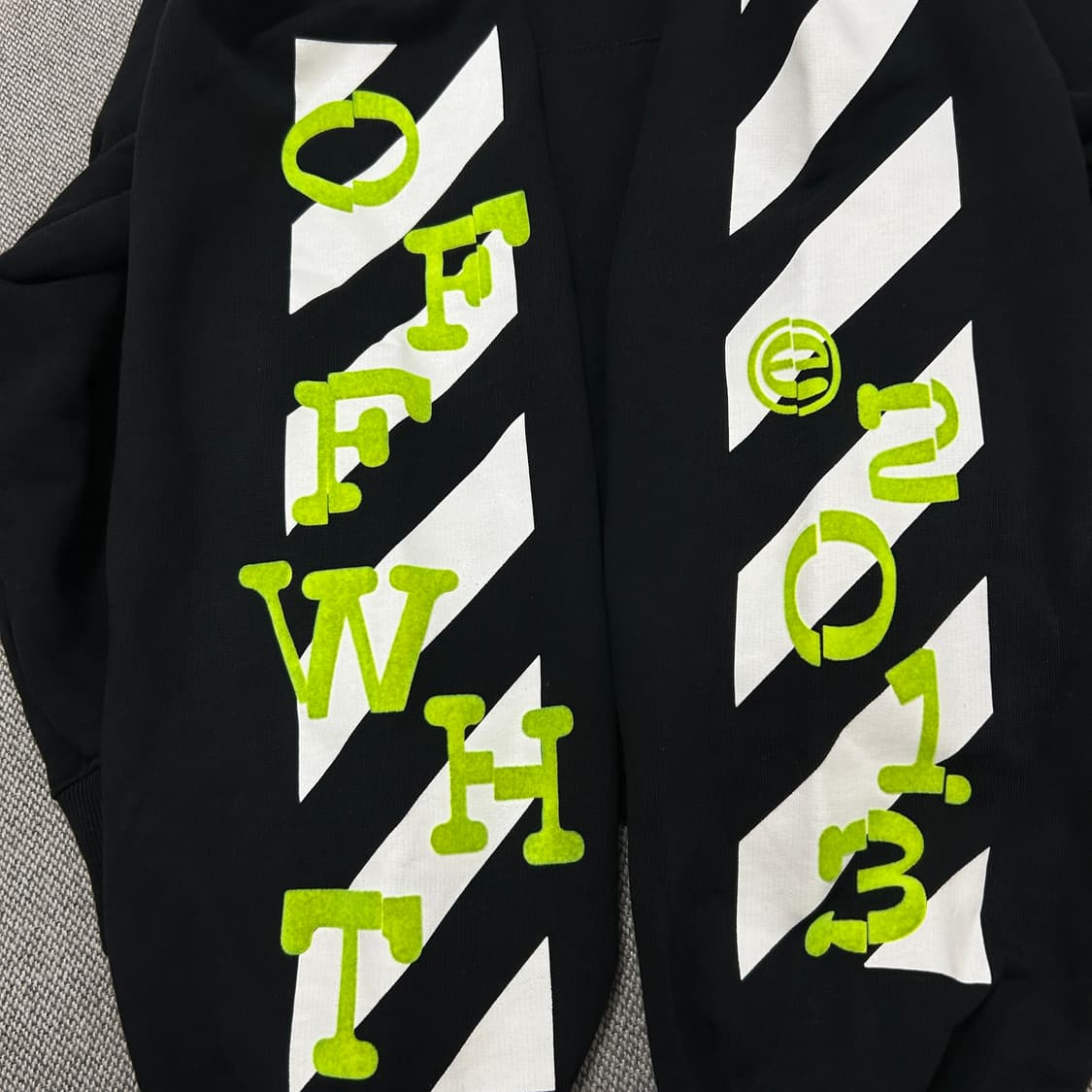 오프화이트 오퍼사이트 블랙 후드(XL) 상품이미지4