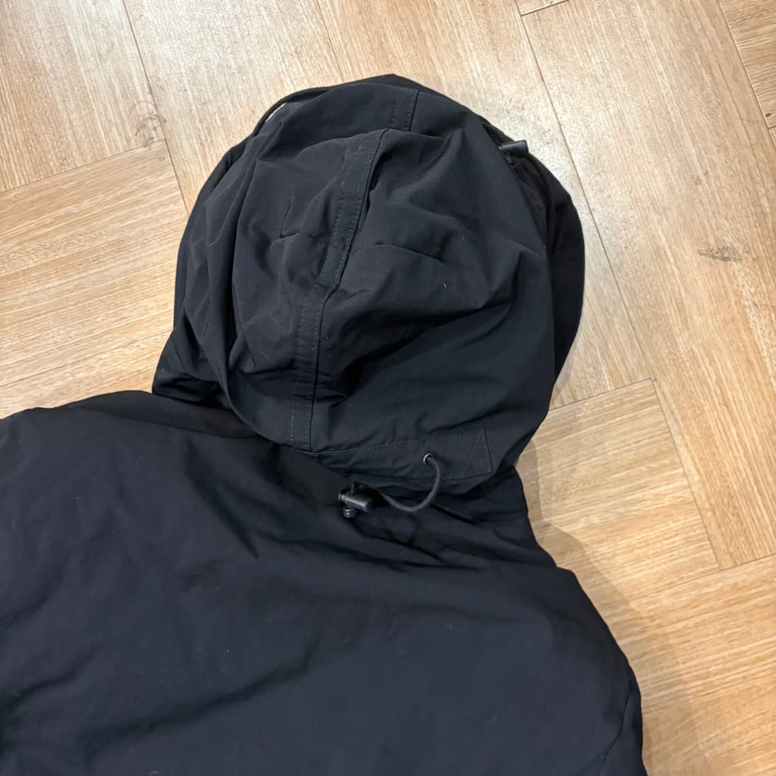 씨피컴퍼니 방독면 페이스 가드 고글 블랙 롱 다운 자켓 상품이미지5