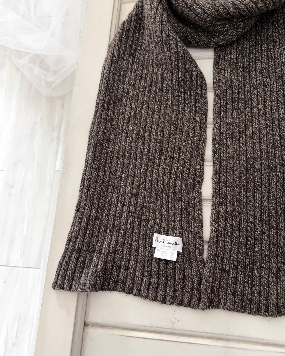 Paul smith mute brown wool muffler  상품이미지2