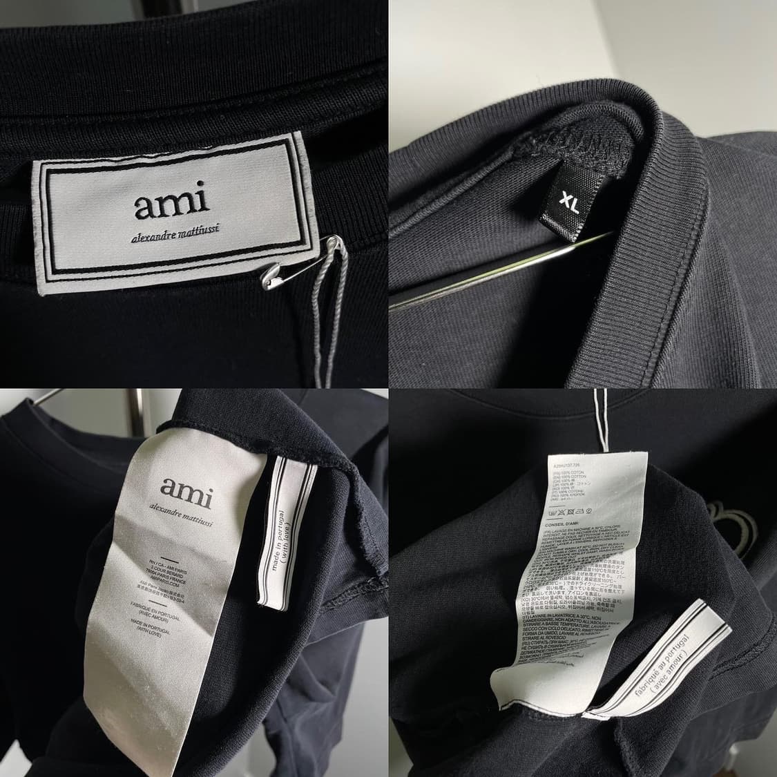 AMI 빅하트 로고 반팔티 상품이미지7