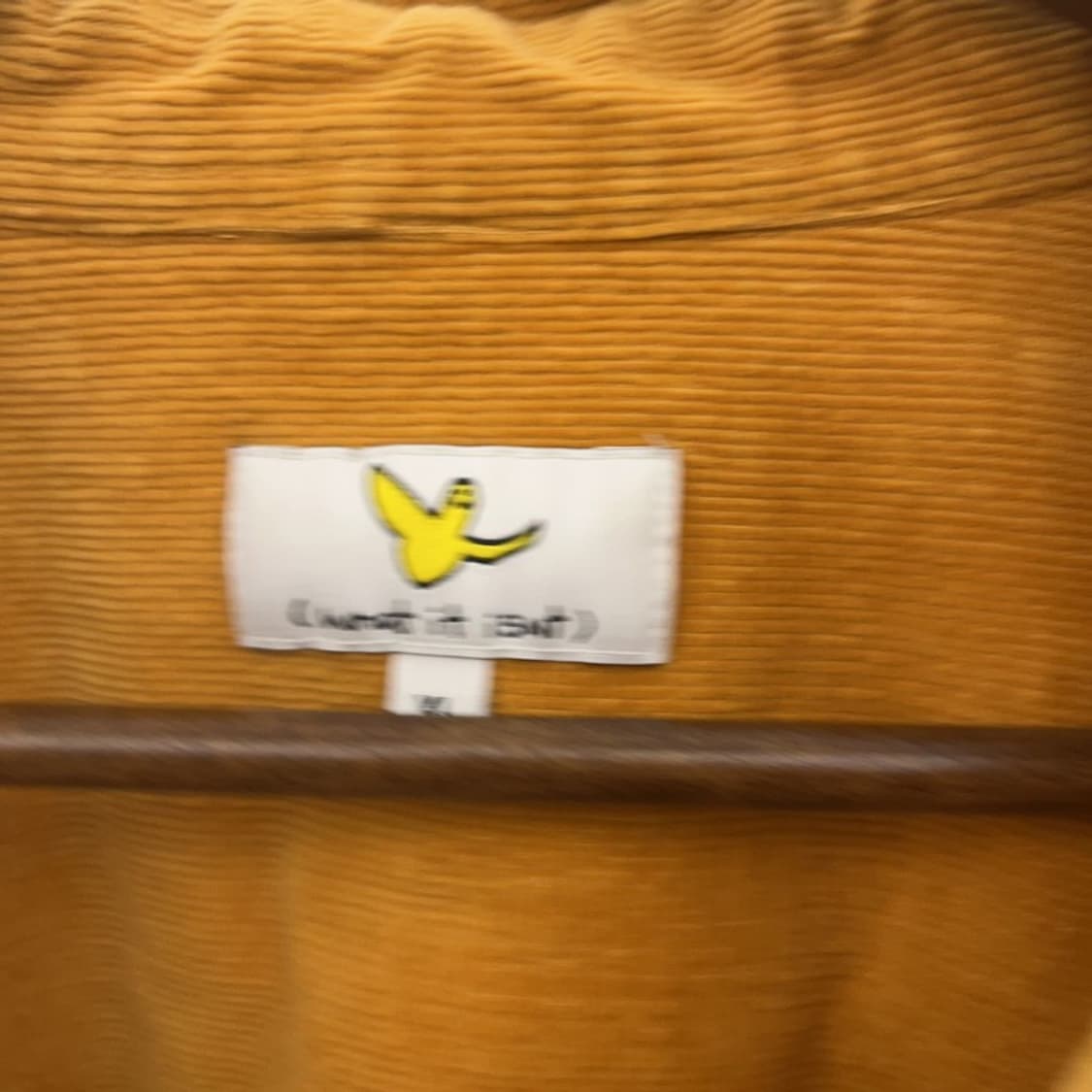 와릿이즌 와키윌리 레트로 머스타드 코듀로이 셔츠 XL C08778 상품이미지5