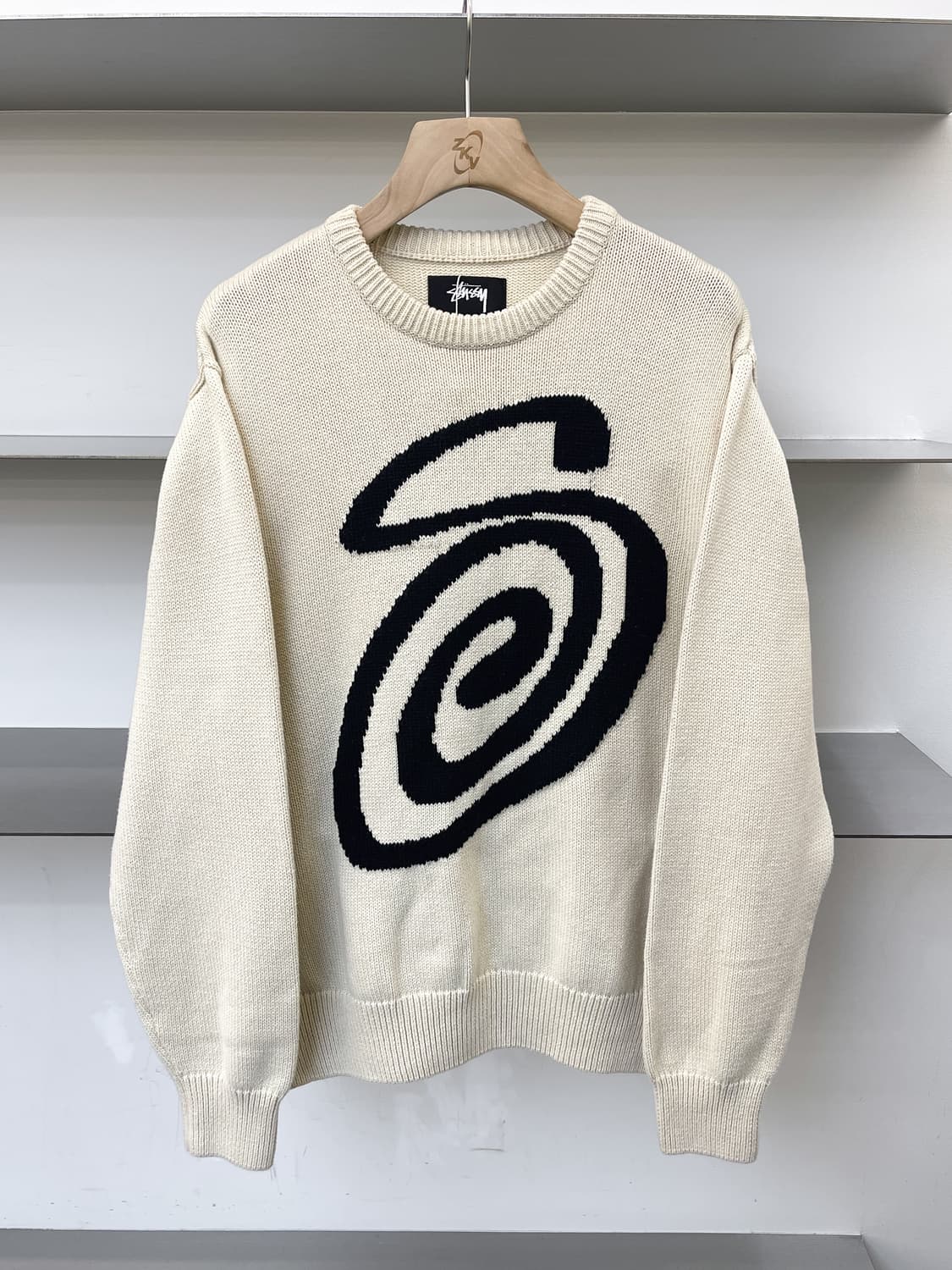 스투시 컬리 S로고 스웨터 상품이미지2