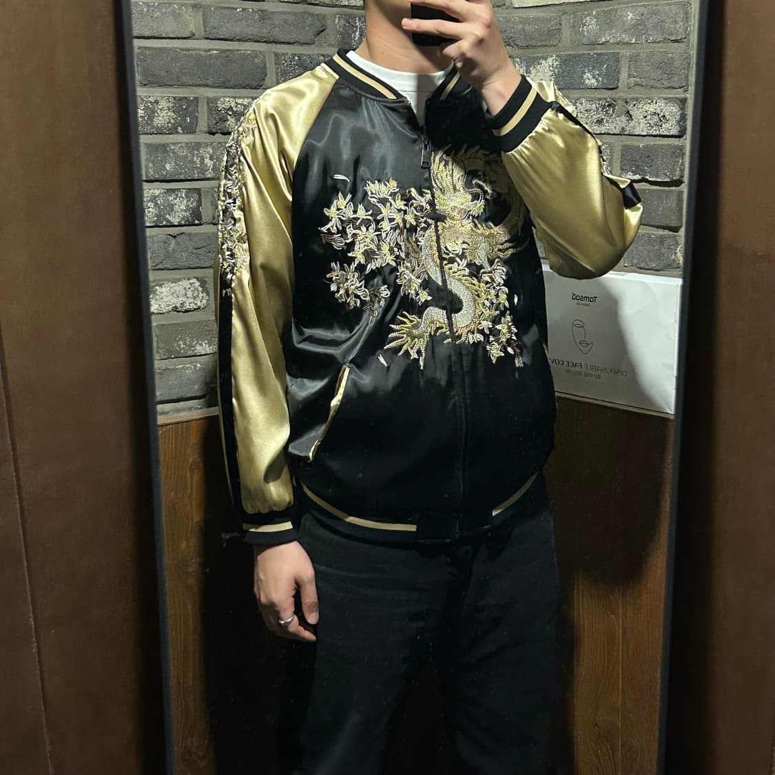 XL) 용자수 스카잔 블랙/골드 상품이미지9