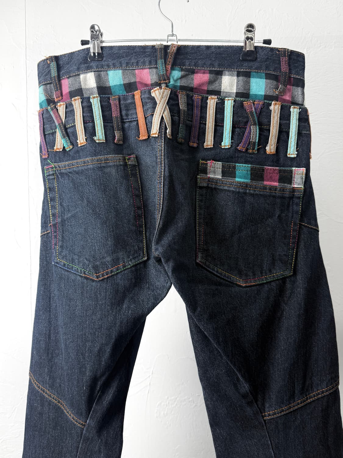 Nylaus 더블 웨이스트 데님 팬츠 상품이미지5