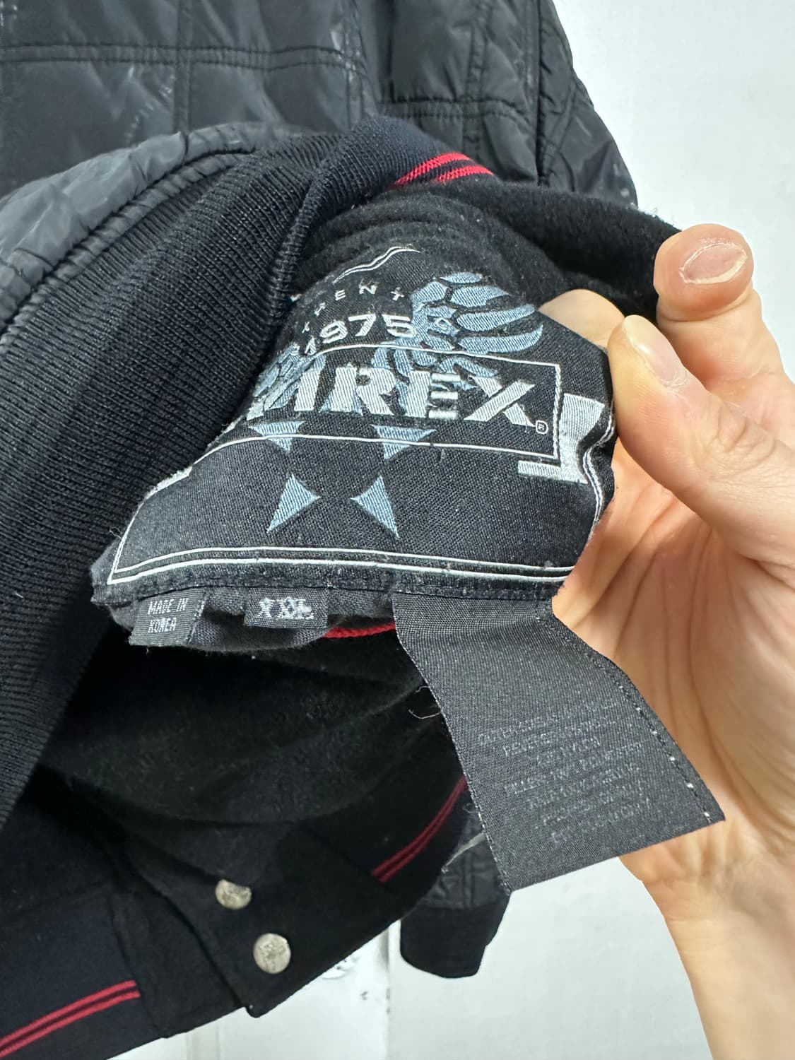 아비렉스 리버시블 울 바시티자켓 상품이미지5