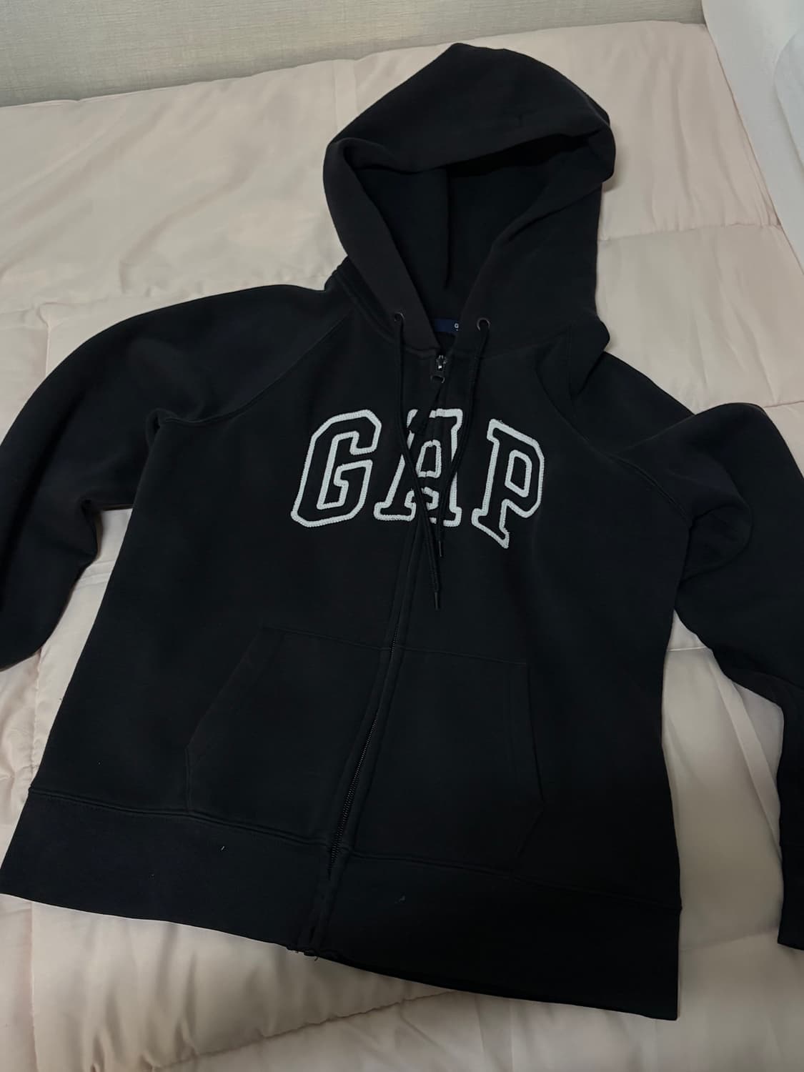 Gap 갭 후드집업 블랙 M 상품이미지2