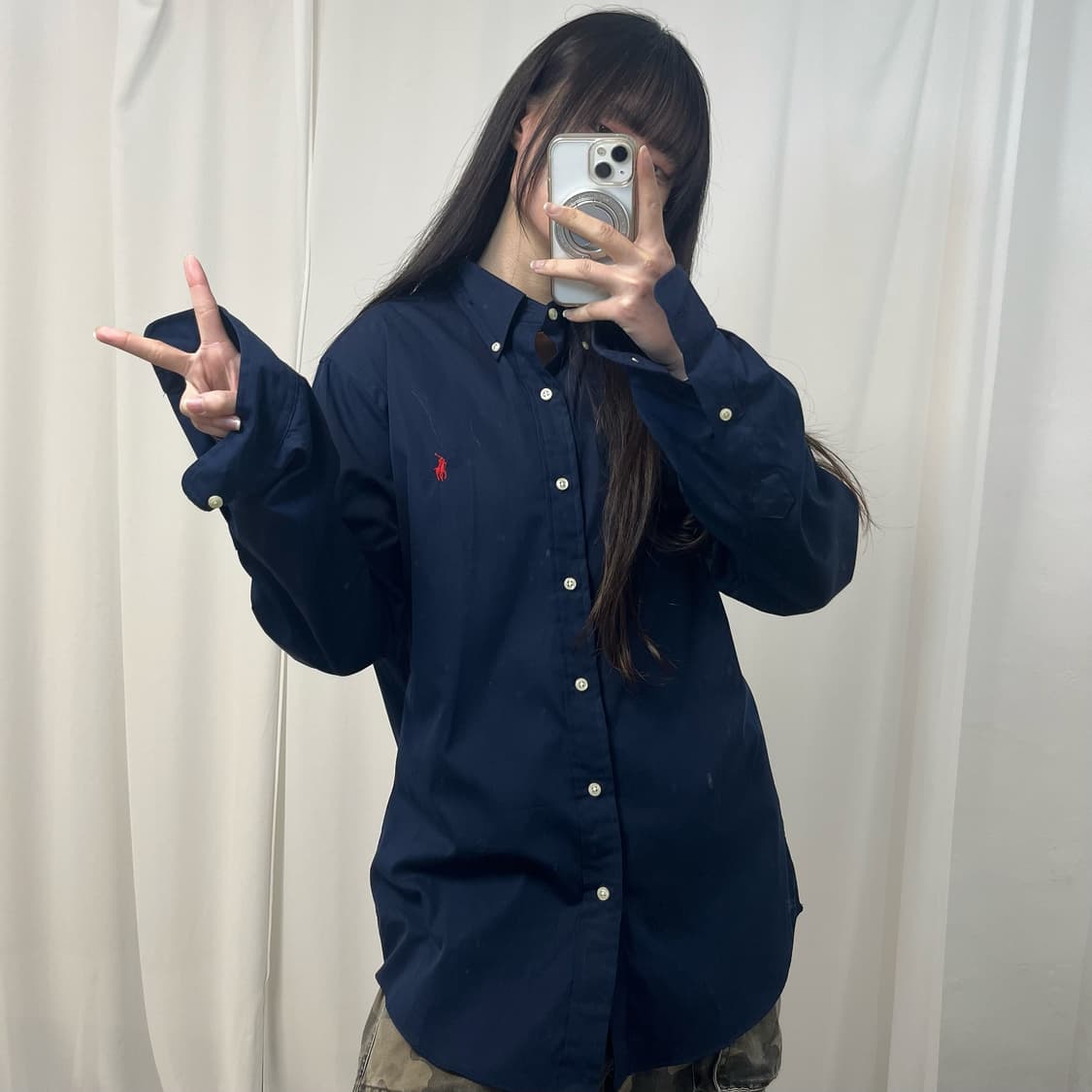Polo Ralph Lauren Navy Shirt 상품이미지2